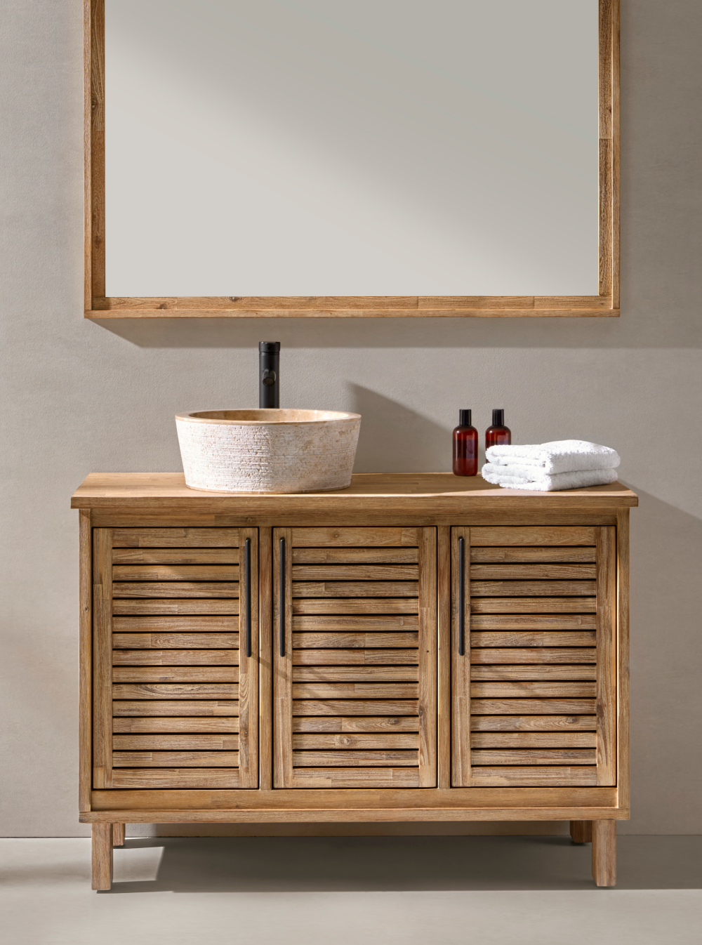 Rene Houtman Spiegel Merida | B120xD5xH80 cm | Acacia