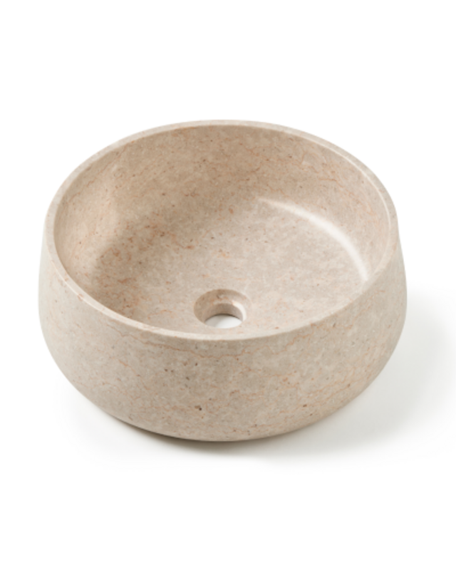 Rene Houtman Waskom Rene Houtman | Marmer Crème | B40 x D40 x H15 cm