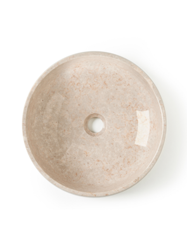 Rene Houtman Waskom Rene Houtman | Marmer Crème | B40 x D40 x H15 cm
