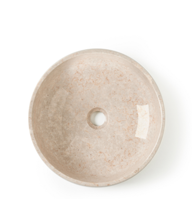Rene Houtman Waskom Rene Houtman | Marmer Crème | B40 x D40 x H15 cm