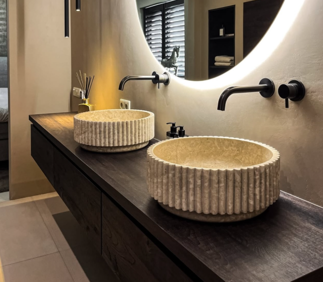 Waskommen, opzetkommen en fonteinen