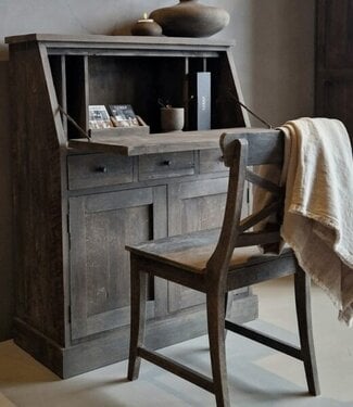 Luksa Home Collection Secretaire Bureau Duuk Oud Hout B120xH90xD40