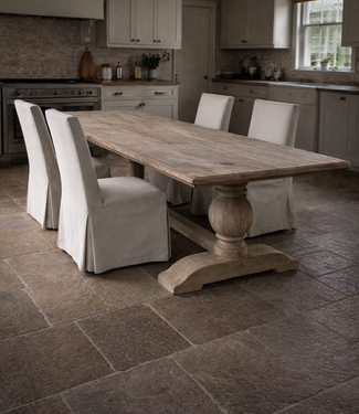 Rene Houtman Eiken Tafel Met Bolpoot | H75xB265xD90 cm