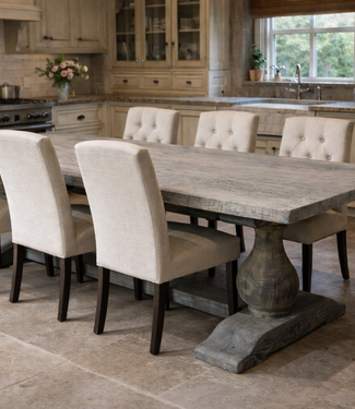 Rene Houtman Eiken Tafel bolpoot | H75xB375xD90 cm