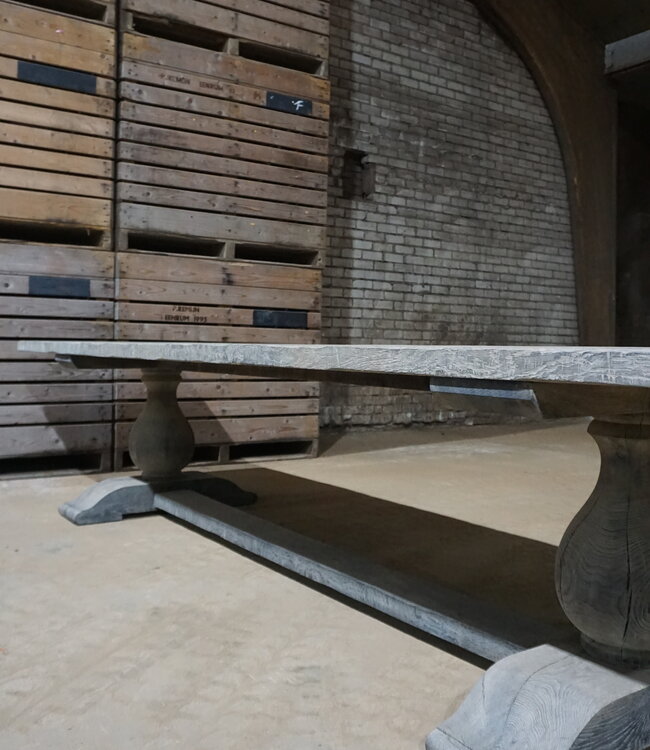 Rene Houtman Eiken Tafel bolpoot | H75xB375xD90 cm