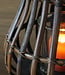 Rene Houtman Windlicht Lantaarn | Naturel/Donker Grijs | H38 x D33 cm