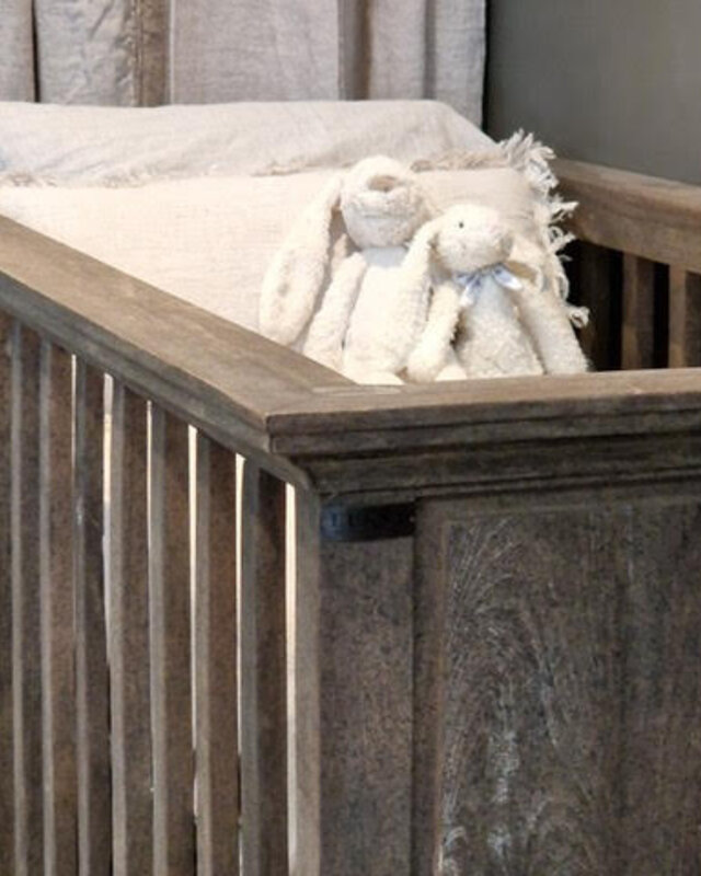Luksa Home Collection Houten Ledikant Daniël | H95 x B120 x D60 cm