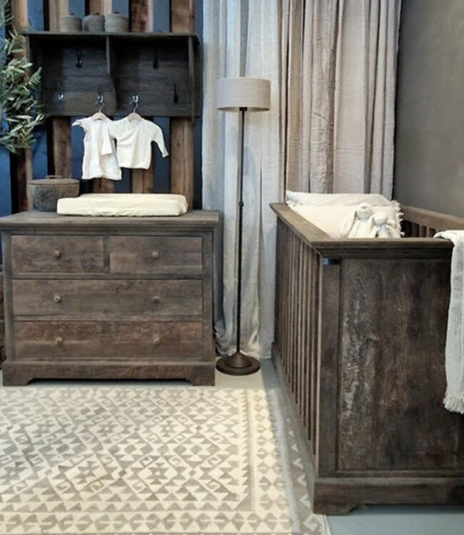 Luksa Home Collection Houten Ledikant Daniël | H95 x B120 x D60 cm