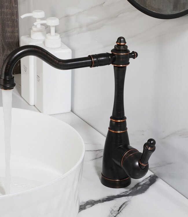 Rene houtman Landelijke wastafelkraan | H29 cm