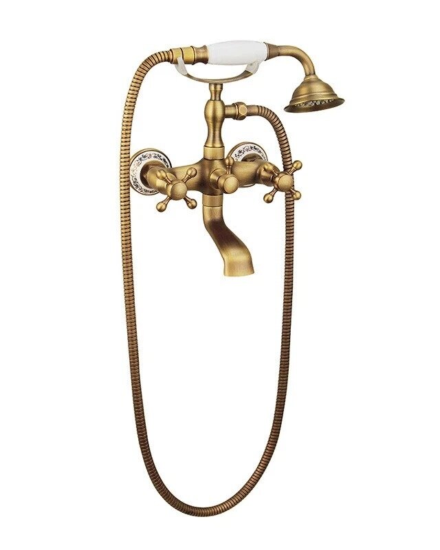 Rene Houtman Landelijke Badkraan met Handdouche | 27,5 cm