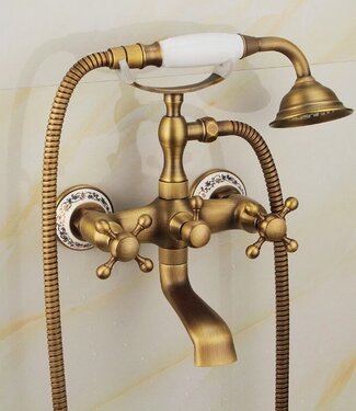 Rene houtman Landelijke Badkraan met Handdouche | 27,5 cm