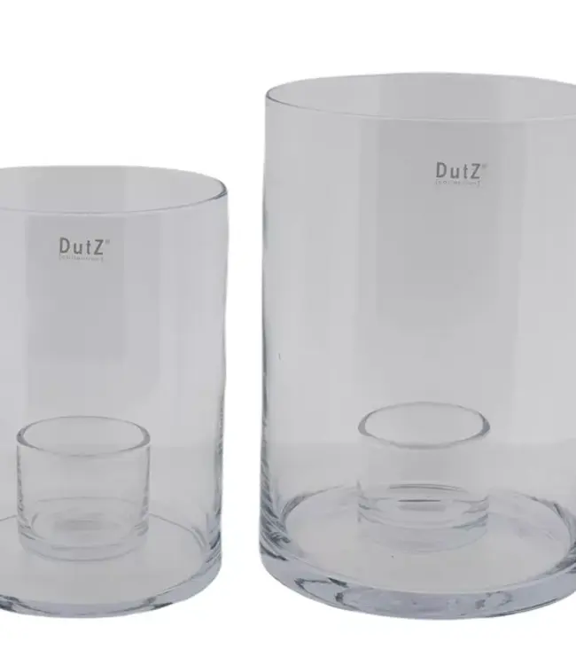 DutZ Windlicht Met Houder | Helder | H24 x D18 cm