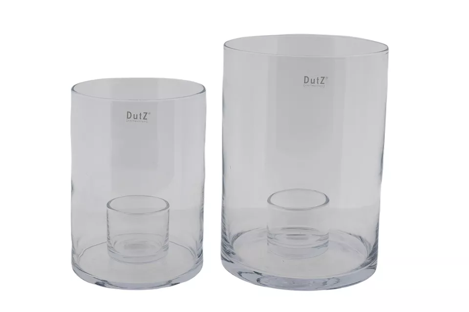 DutZ Windlicht Met Houder | Helder | H24 x D18 cm