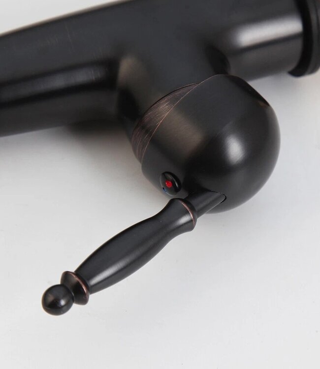 Rene houtman Wastafelkraan Oliebrons | H31 cm