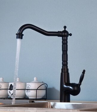 Rene houtman Wastafelkraan Oliebrons | H31 cm