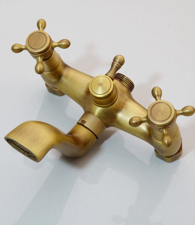 Rene houtman Landelijke opbouw regendouche | Bronskleur