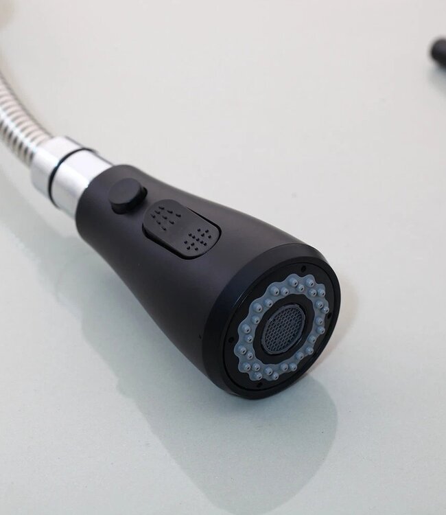 Rene houtman Zwarte keukenkraan | H35 cm