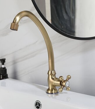 Rene houtman Nostalgische Koudwater Kraan | Brons