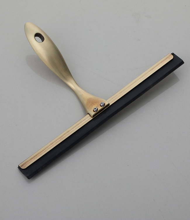 Rene houtman Luxe Raamwisser Voor De Badkamer | Bronskleurige