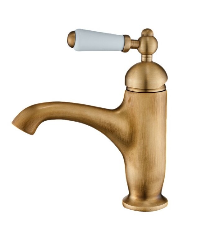 Rene houtman Nostalgische Wastafelkraan | Bronskleurig