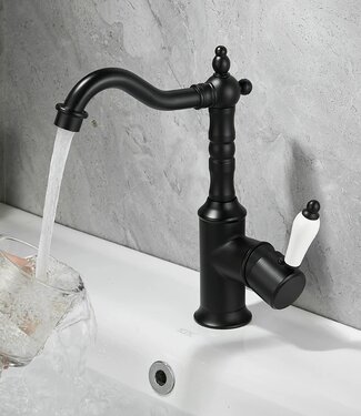 Rene houtman Wastafelkraan Klassiek | Zwart