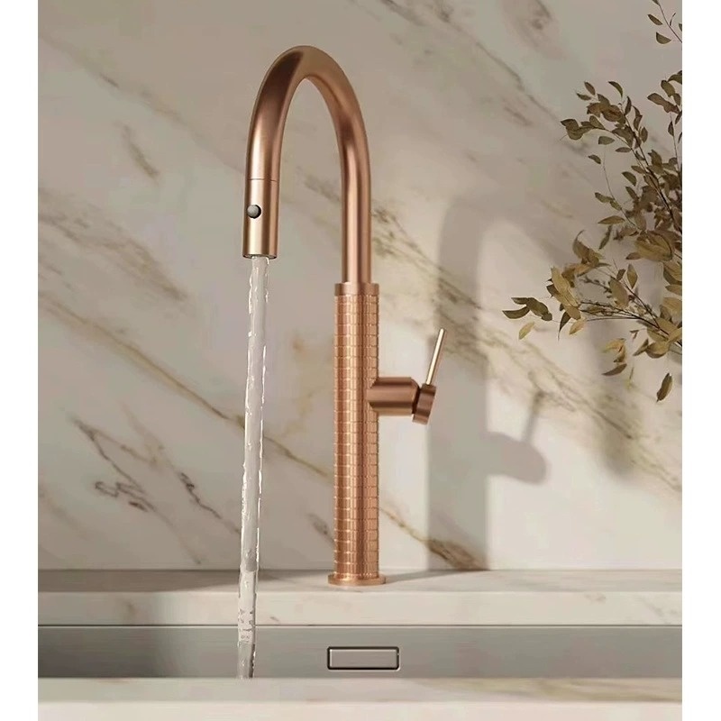 Rene Houtman Rosé gouden keukenkraan | H46,5 cm