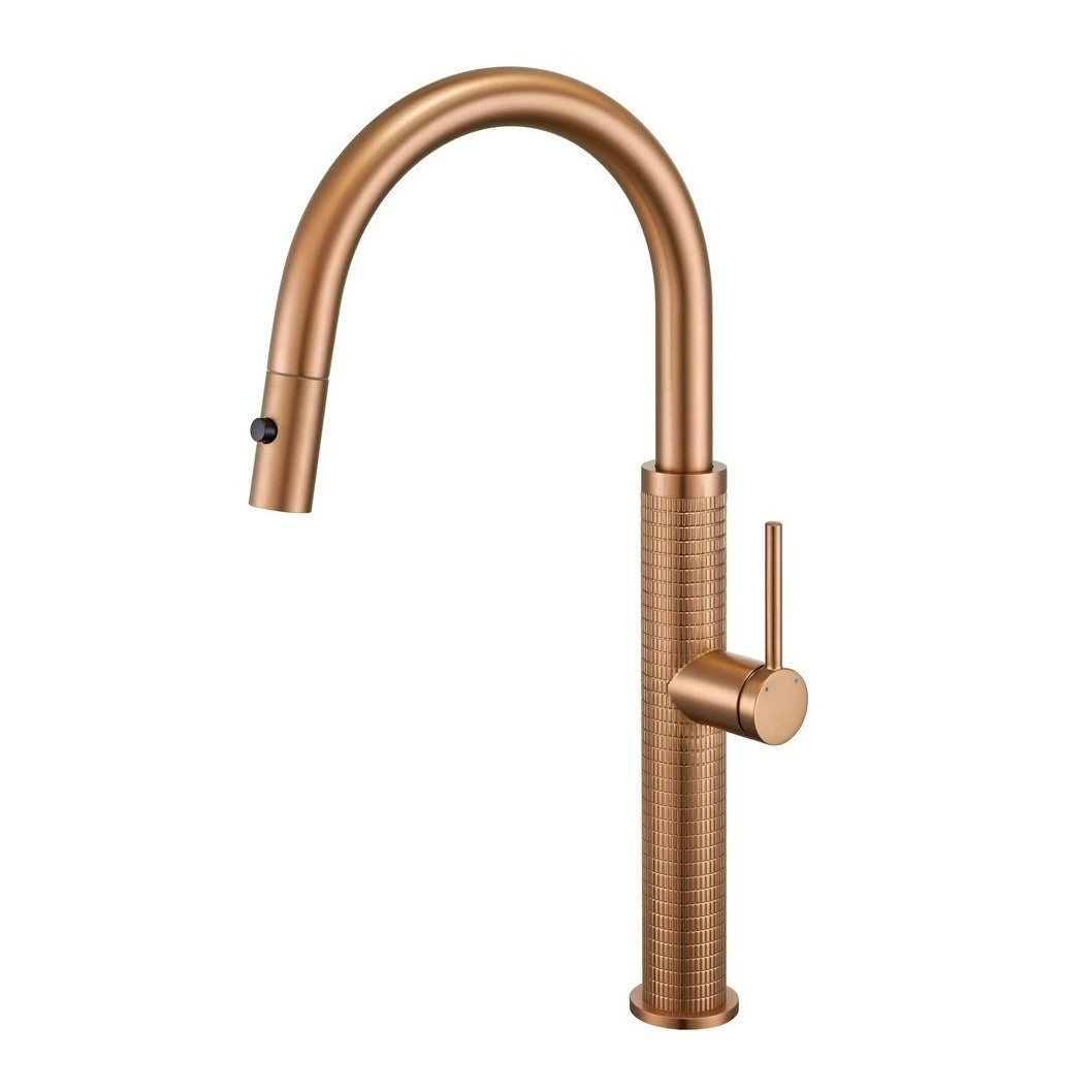 Rene Houtman Rosé gouden keukenkraan | H46,5 cm