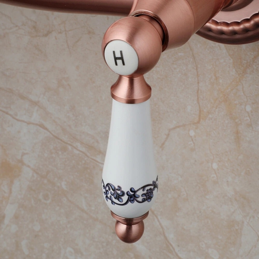 Rene Houtman Koperkleurige landelijke muurkraan | H24,5 cm
