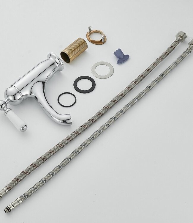 Rene houtman Nostalgische Wastafelkraan | Chroom