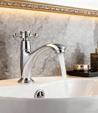 Rene houtman Nostalgische Koudwaterkraan | Chroom