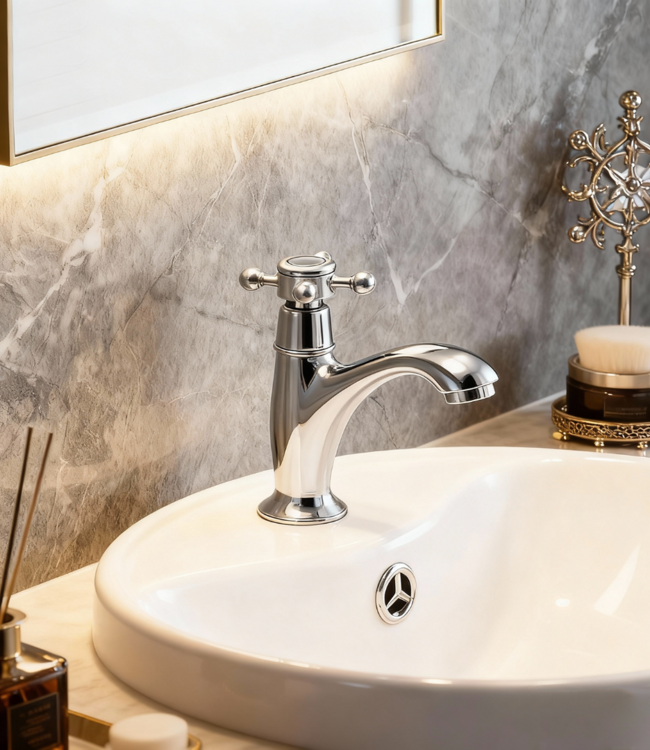 Rene houtman Nostalgische Koudwaterkraan | Chroom