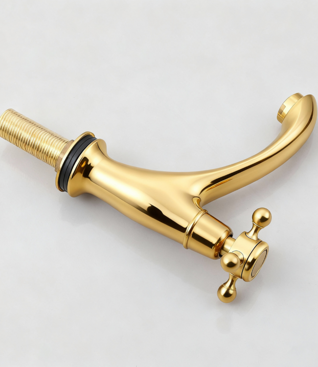 Rene houtman Nostalgische Koudwaterkraan | Goud