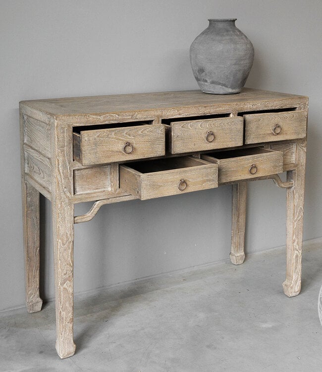 Be-Uniq Oude Wandtafel | 5 lades | China