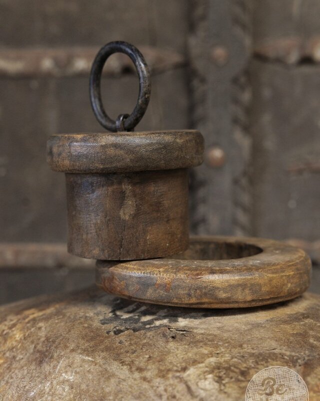 Be-Uniq Antieke desert pot | leder