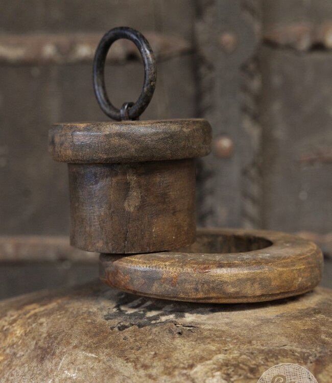 Be-Uniq Antieke desert pot | leder