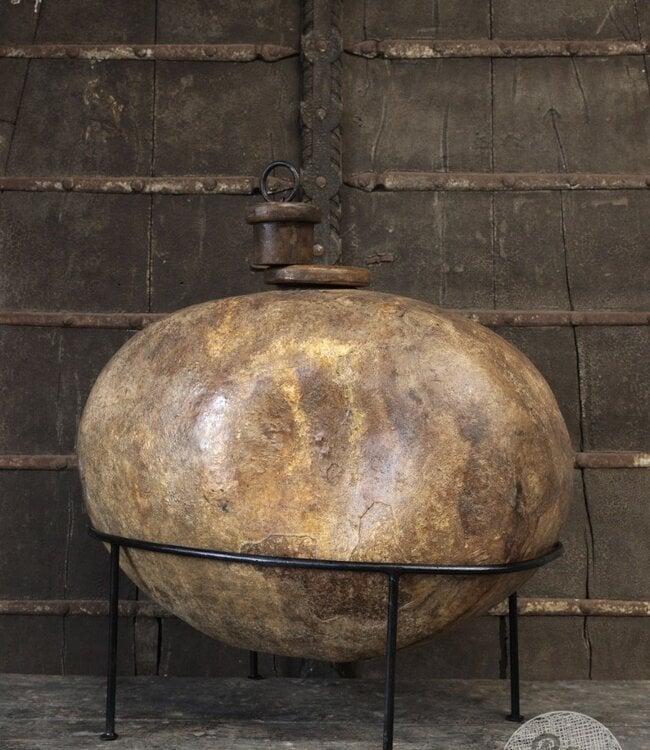 Be-Uniq Antieke desert pot | leder