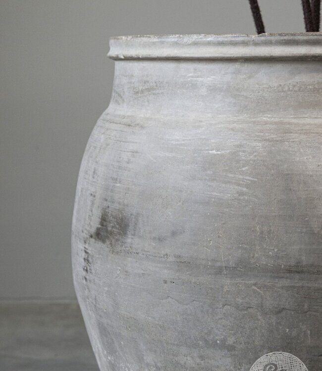 Be-Uniq Oude pot | China | Grijs