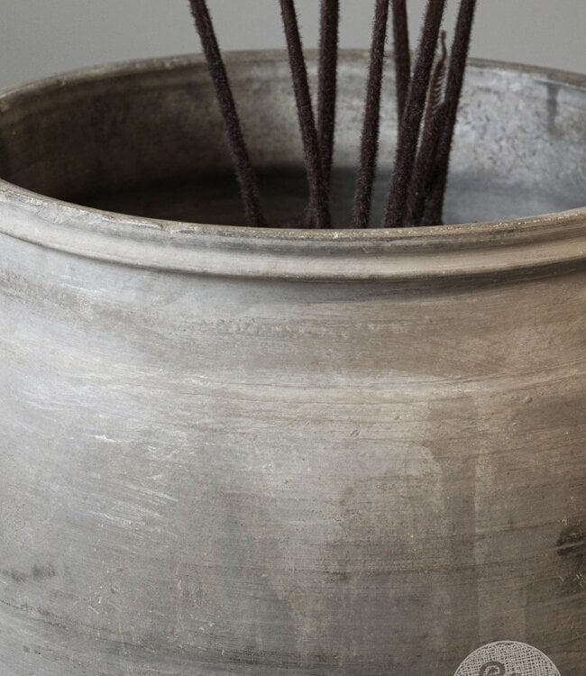 Be-Uniq Oude pot | China | Grijs
