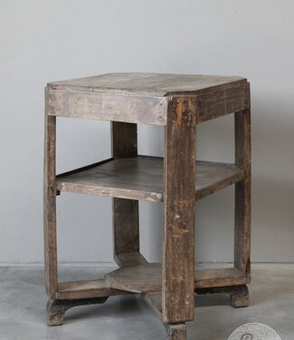 Be-Uniq Oude bijzettafel art deco | India