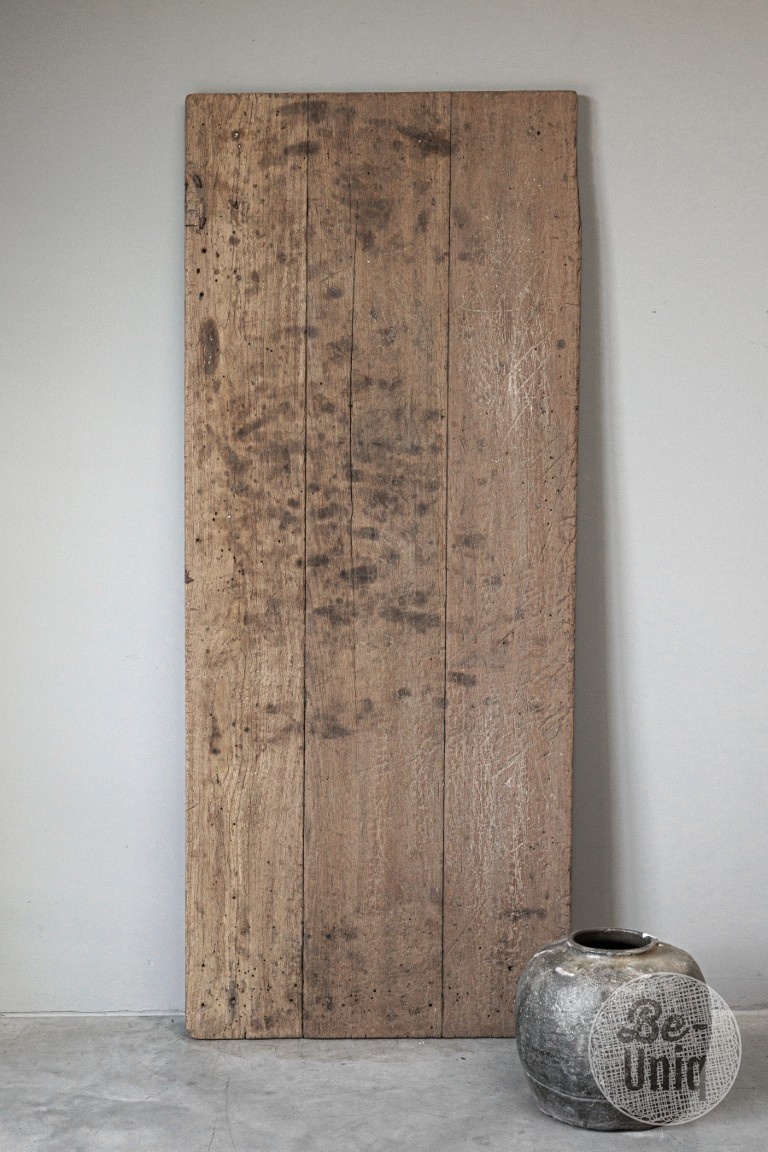 Be-Uniq Authentiek oud tafelblad | India | H3xB183xD75 cm