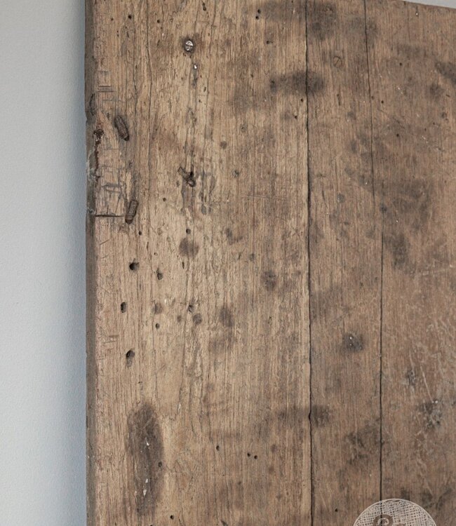 Be-Uniq Authentiek oud tafelblad | India H3xB183xD75 cm