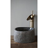 Kleine Stenen Waskom + Spoelgat | H12,5 x B21 x D20,5 cm