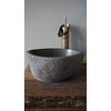 Kleine Stenen Waskom + Spoelgat | H14 x B30 x D24 cm