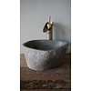 Kleine Stenen Waskom + Spoelgat | H13,5 x B32 x D27 cm
