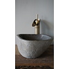 Kleine Stenen Waskom + Spoelgat | H14 x B29,5 x D27 cm