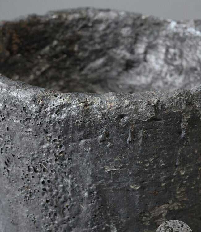 Be-Uniq Oude pot gietijzer | India | H47xB40xD40