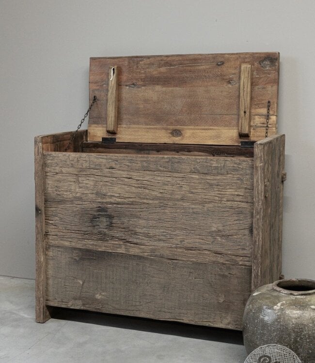 Be-Uniq Kist oud hout | Limited Edition