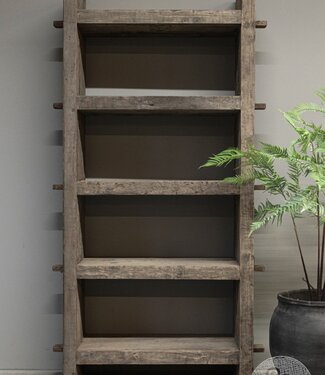 Be-Uniq Boekenrek oud hout | Limited Edition