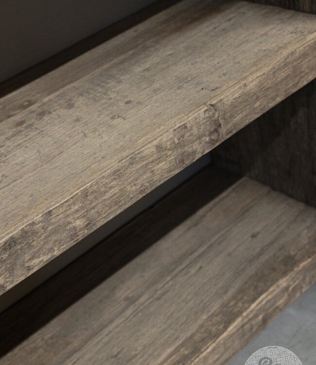 Be-Uniq Boekenrek oud hout | Limited Edition