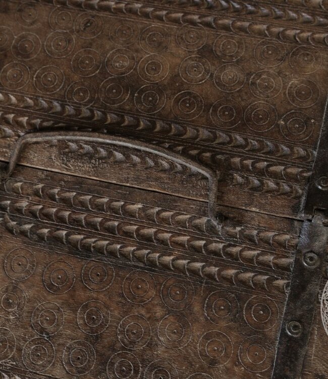 Be-Uniq Origineel oud Dauri kistje | India